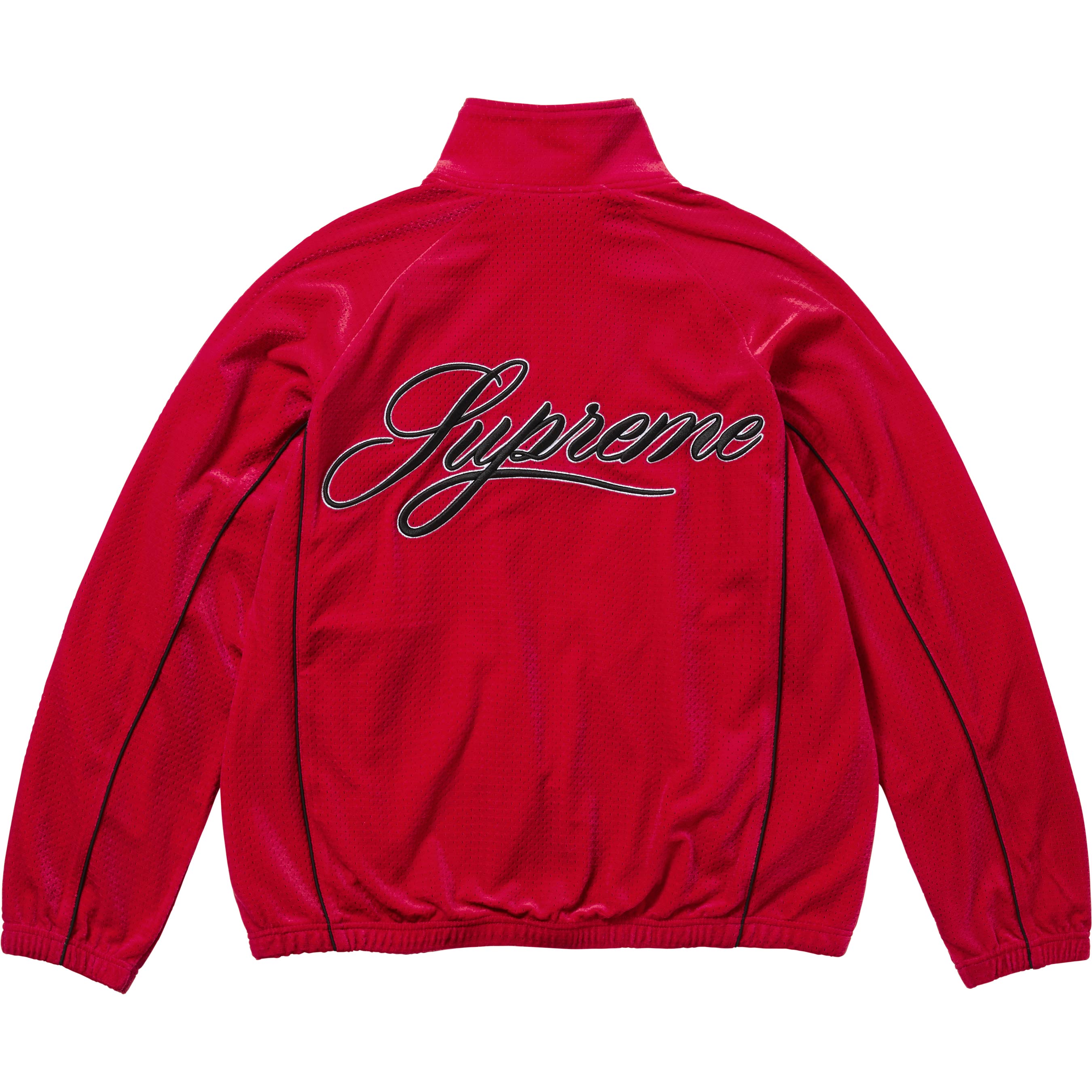 Velour Mesh Track Jacket view 4